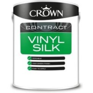 Crown Contract Vinyl Silk 5L Brilliant White