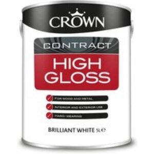 Crown Contract High Gloss 5L Brilliant White