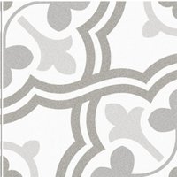 Verona Monica Glazed Ceramic PRE-SCORED Wall Or Floor Tile Grey 450 x 450mm Pack of 7 P11856