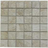 Raegan Alberta Glazed Porcelain Mosaic Wall and Floor Tile 300x300mm sheet