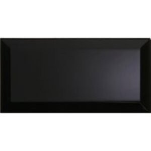 Macy Black Ceramic Wall Tile 100 x 200mm - Qty 50