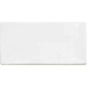 Verona Harriet Ceramic Wall Tile White 75 x 150mm Pack of 38 P11815