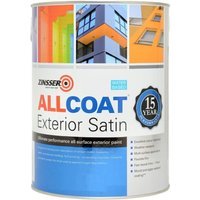 Zinsser Allcoat Exterior Warter-Based Satin 1L White