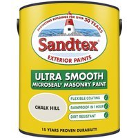 Sandtex Ultra Smooth Masonry Paint 5L Chalk Hill