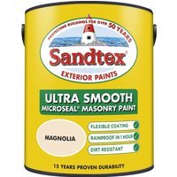 Sandtex Ultra Smooth Masonry Paint 5L Magnolia