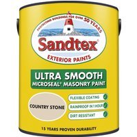 Sandtex Ultra Smooth Masonry Paint 5L Country Stone