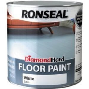 Ronseal Diamond Hard Floor Paint - Satin White 2.5L