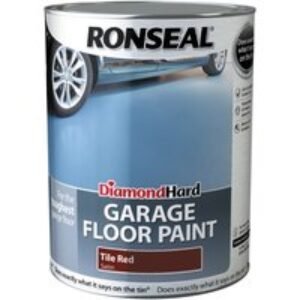 Ronseal Diamond Hard Garage Floor Paint Tile Red 5L