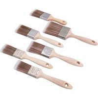 4Trade Flat Brush 6 Piece Set