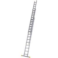 Werner 57712420 Square Rung Triple Extension Ladder 4.14m