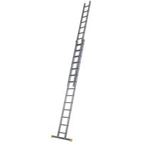 Werner 57711420 Square Rung Double Extension Ladder 4.13m