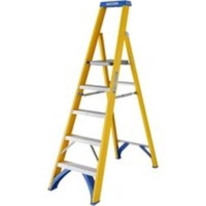 Werner 7170518 Fibreglass Platform Stepladder 5 Tread