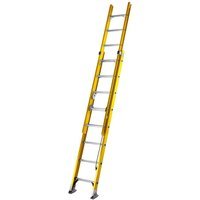 Werner 77525 Fibreglass Extension Ladder Alflo Trade Double 2.5m