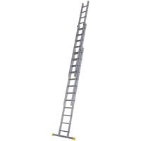Werner 57712320 Square Rung Triple Extension Ladder 3.58m