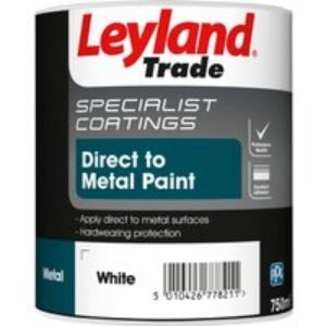 Leyland Trade Direct to Metal Paint 750ml White