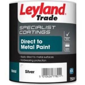 Leyland Trade Direct to Metal Paint 750ml Silver