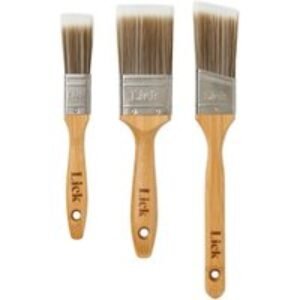 LickTools Flat Brush 3 Pack (1", 1.5", 2")