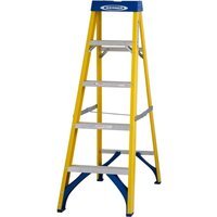 Werner 7160518 5 Tread Fibreglass Swingback Steps