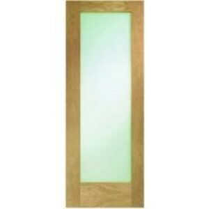 Travis Perkins OAK SHAKER PATTERN 10 OBSCURE GLAZED DOOR 1981 X 762 X 35MM