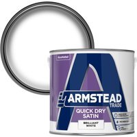 Armstead Trade Quick Dry Satin 2.5L Brilliant White