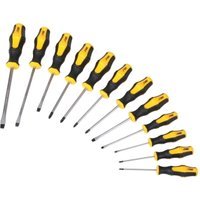 Ram 12 x Piece Screwdriver Sl/Ph/Pz Set (6 Slotted 3 Ph 3 Pz) RAM0076