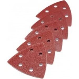 Punk 93mm Triangular Assort Sanding Pads Red 60/80/100/120/180gRIT 2 Per Grit
