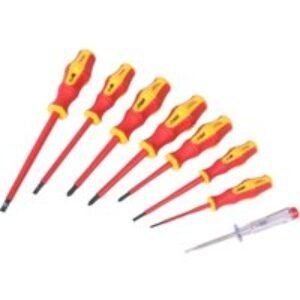 Ram VDE 8 Piece Screwdriver Set 4 Slotted 2 Ph 1 Pz 1 Mainstester RAM0085