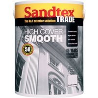 Sandtex Masonry Paint High Cover Smooth 5L Cornish Cream