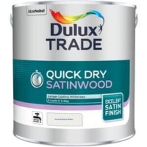 Dulux Trade Quick Dry Satinwood 2.5L Pure Brilliant White