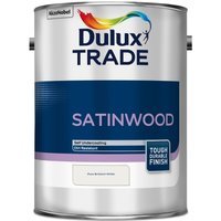 Dulux Trade Satinwood Paint 5L Pure Brilliant White