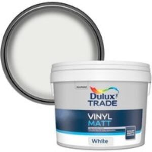 Dulux Trade Vinyl Matt Emulsion Paint 10L White