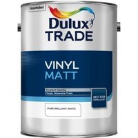 Dulux Trade Vinyl Matt 5L Pure Brilliant White