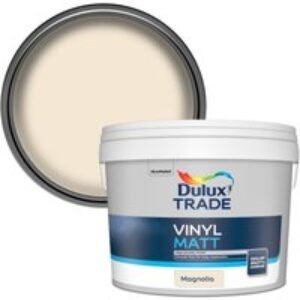 Dulux Trade Vinyl Matt Emulsion Paint 10L Magnolia