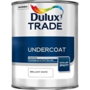 Dulux Trade Undercoat Paint 1L Brilliant White