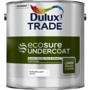 Dulux Trade Ecosure Undercoat Paint Pure Brilliant White 2.5L