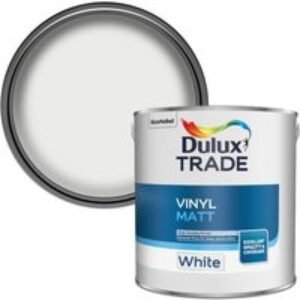 Dulux Trade Vinyl Matt Emulsion Paint 2.5L White