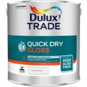 Dulux Trade Quick Dry Gloss 2.5L Pure Brilliant White