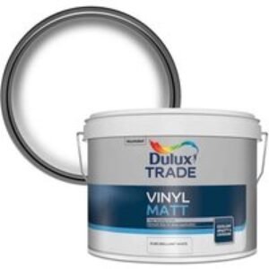 Dulux Trade Vinyl Matt 7.5L Pure Brilliant White