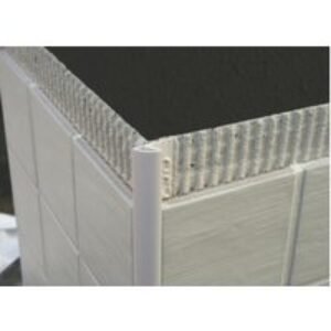 Genesis 6mm White Round Edge Tile Trim ETR608.01