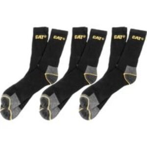 Caterpillar Crew Socks 3 Pairs Size 11-14