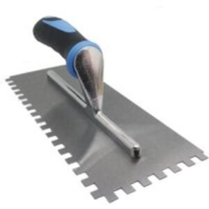 Genesis 908 8 x 8mm Soft Grip Square Notch Trowel 280 x 130mm