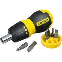 Stanley Stubby Ratchet Multibit Screwdriver