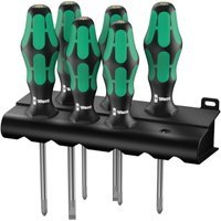 Wera General Prpse Lasertip Screwdriver Set 6PC Slotted Pozi Phillips 105622