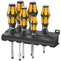 Wera Kraftform Plus Heavy Duty Chiseldriver Screwdriver Set SL/PZ 6 Piece