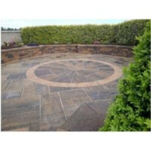 Tobermore Historic Circle Bracken Block Paving - 2.24m diameter