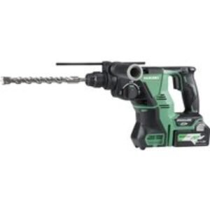 Hikoki 36V Multivolt Rotary Hammer Drill 28mm SDS-PLUS 2 x 2.5AH LI-ION Batteries DH36DPAJRZ