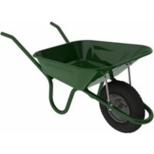 Haemmerlin Pre-Assembled Pneumatic Tyre Steel Wheelbarrow 90L