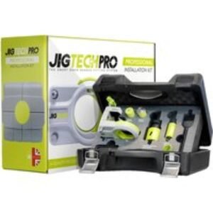 Jigtech JTP6000 Pro Case Includes Jig, Latch Tapper, Keep Locator, Hole Cutters and Spade Bit Box