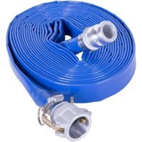 Obart PVC Layflat Hose Blue 3in x 50m