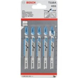 Bosch T118A Metal Blades 5 Pack 2608631013
